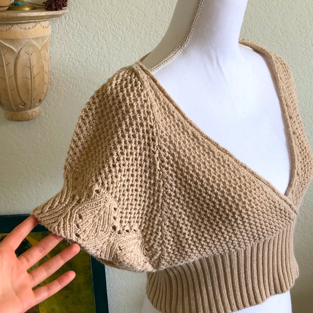 Cropped sweater